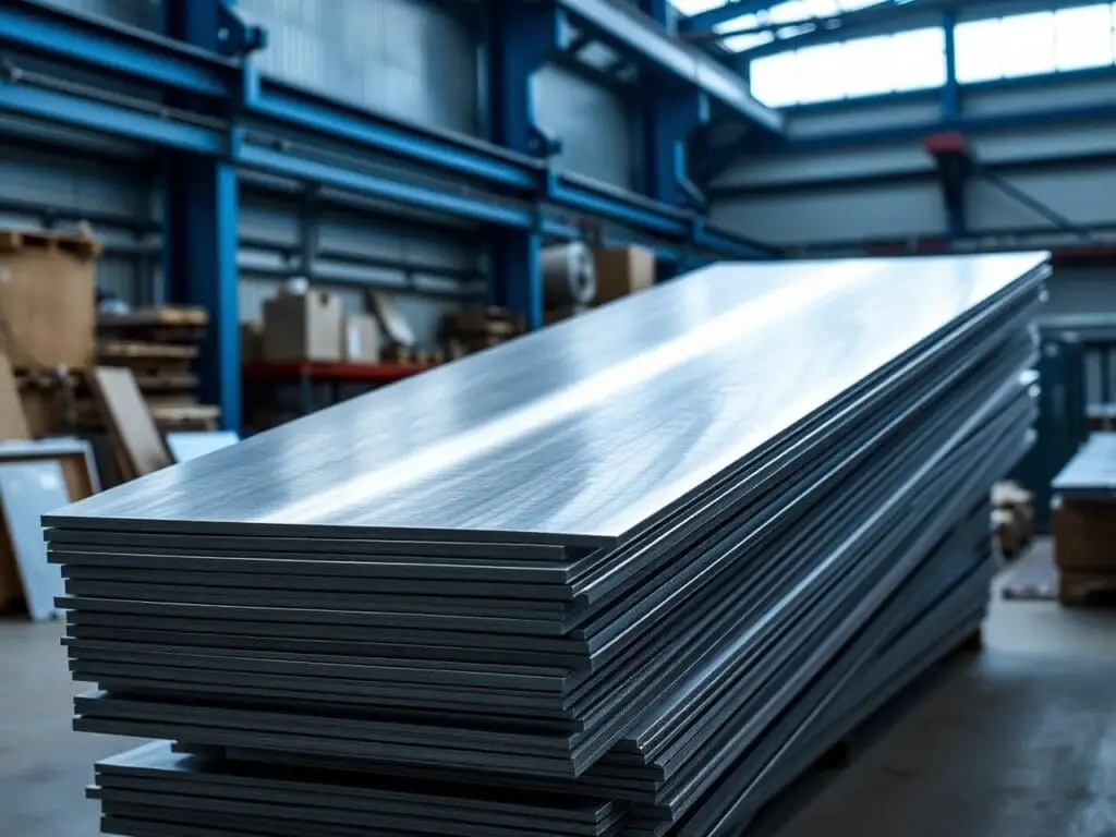 Stainless steel sheet guide